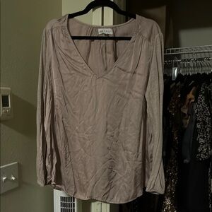 Silk Women's Top in Cream by Velvet